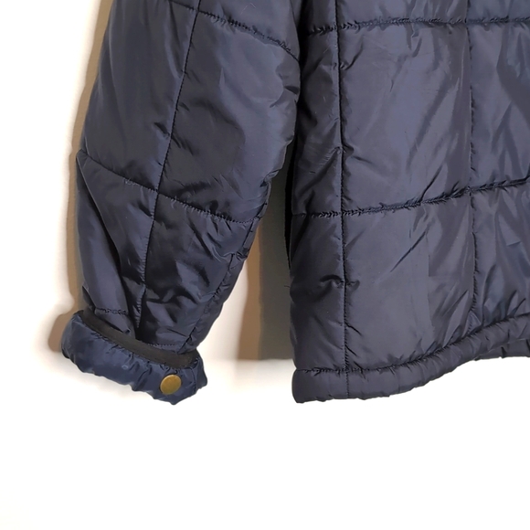 Timberland Navy Blue Warm Winter Puffer Jacket.  Size Medium - Picture 10 of 15